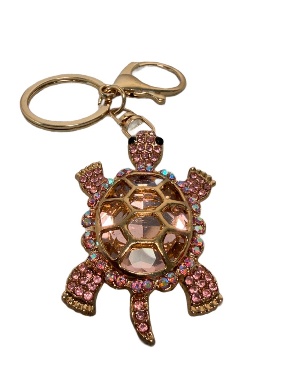 Pink Crystal Turtle Keychain/Bag charm Pendant - Picture 2 of 9